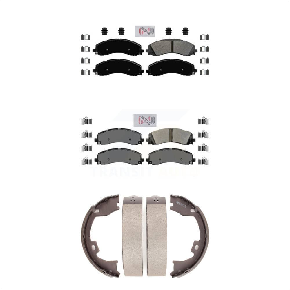 Transit Auto - KNN-100712 - Front and Rear Disc Brake Pad Kits