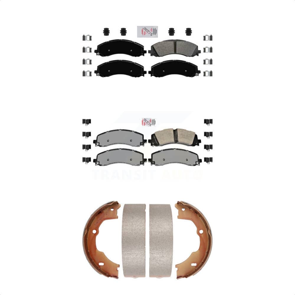 Transit Auto - KNN-100720 - Front and Rear Disc Brake Pad Kits