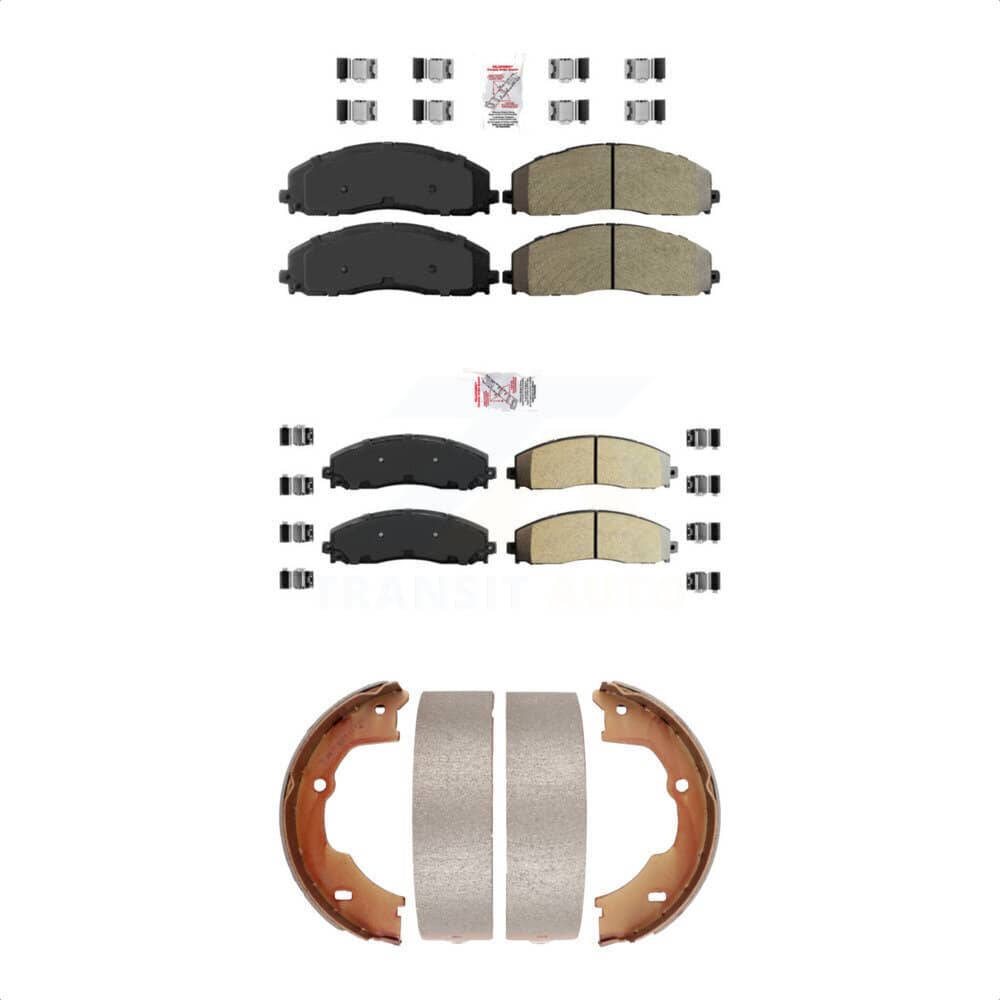 Transit Auto - KNN-100724 - Front and Rear Disc Brake Pad Kits