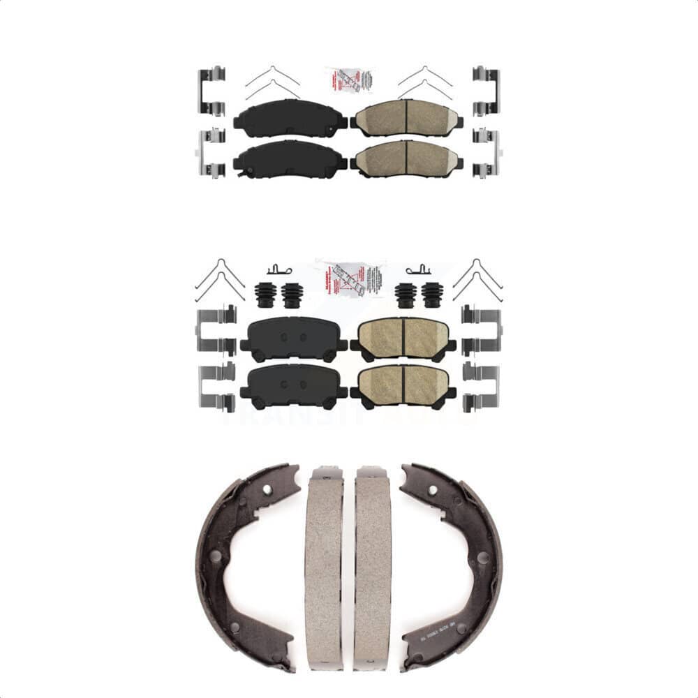 Transit Auto - KNN-100735 - Front and Rear Disc Brake Pad Kits