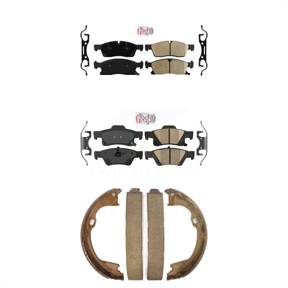 Transit Auto - KNN-100745 - Front and Rear Disc Brake Pad Kits