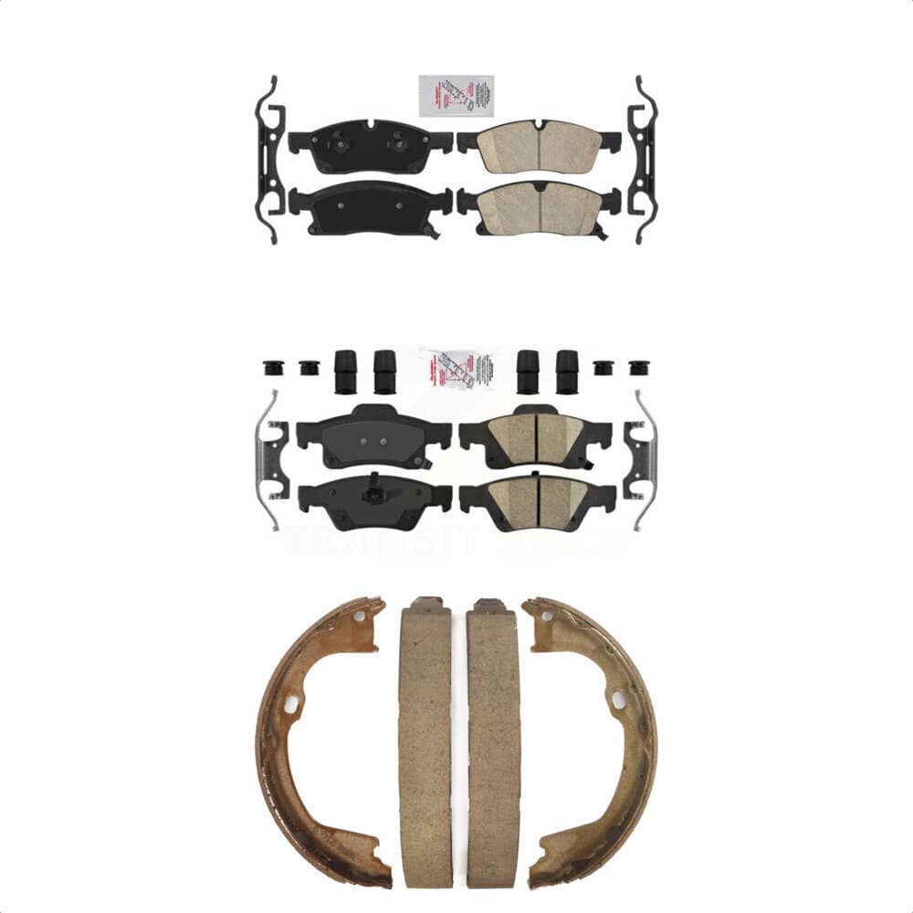 Transit Auto - KNN-100751 - Front and Rear Disc Brake Pad Kits