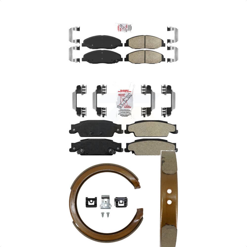 Transit Auto - KNN-100766 - Front and Rear Disc Brake Pad Kits