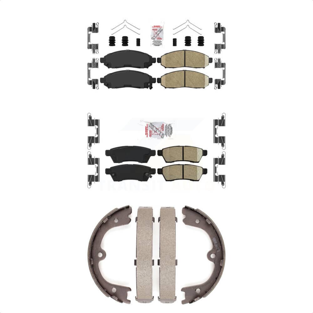 Transit Auto - KNN-100796 - Front and Rear Disc Brake Pad Kits