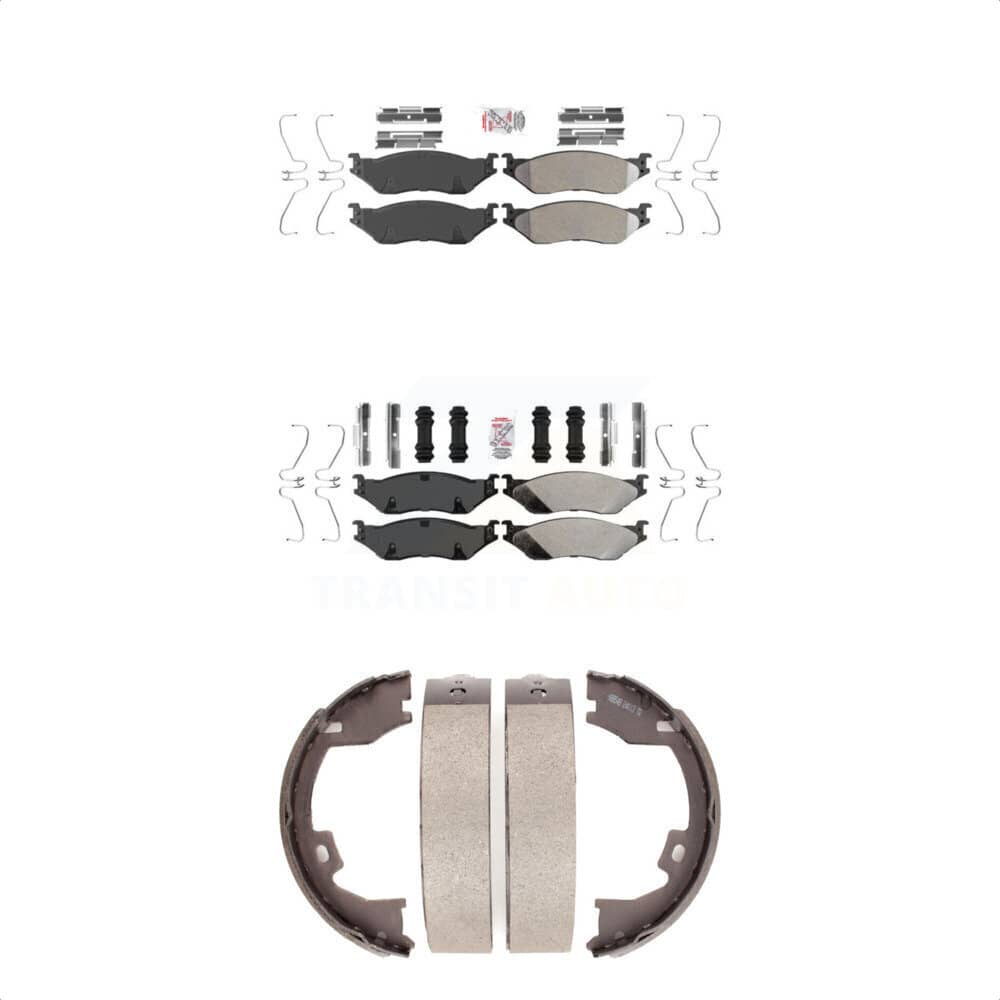 Transit Auto - KNN-100810 - Front and Rear Disc Brake Pad Kits