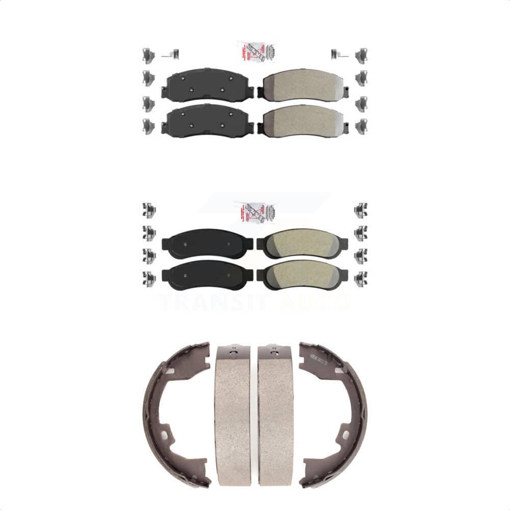 Transit Auto - KNN-100813 - Front and Rear Disc Brake Pad Kits
