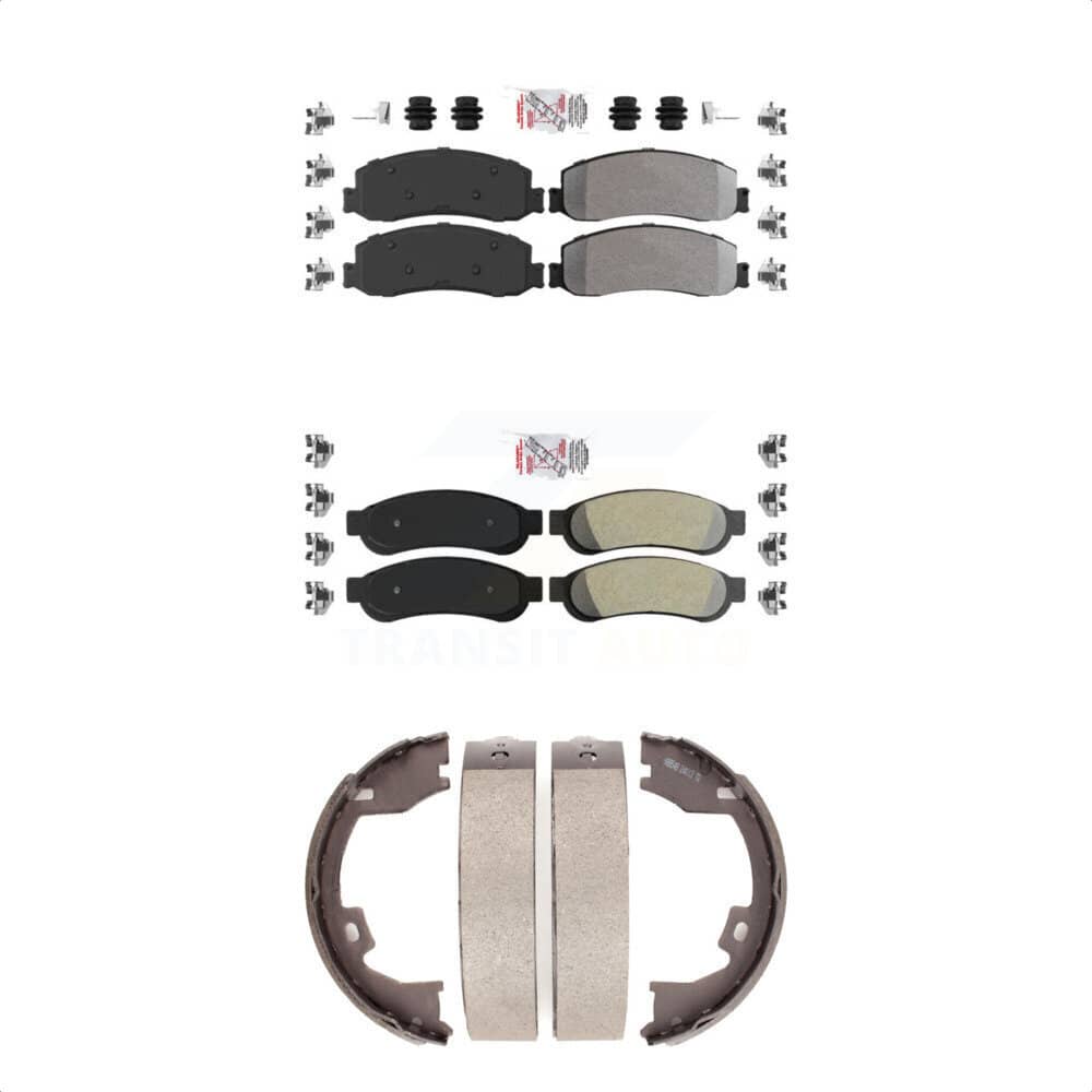 Transit Auto - KNN-100814 - Front and Rear Disc Brake Pad Kits
