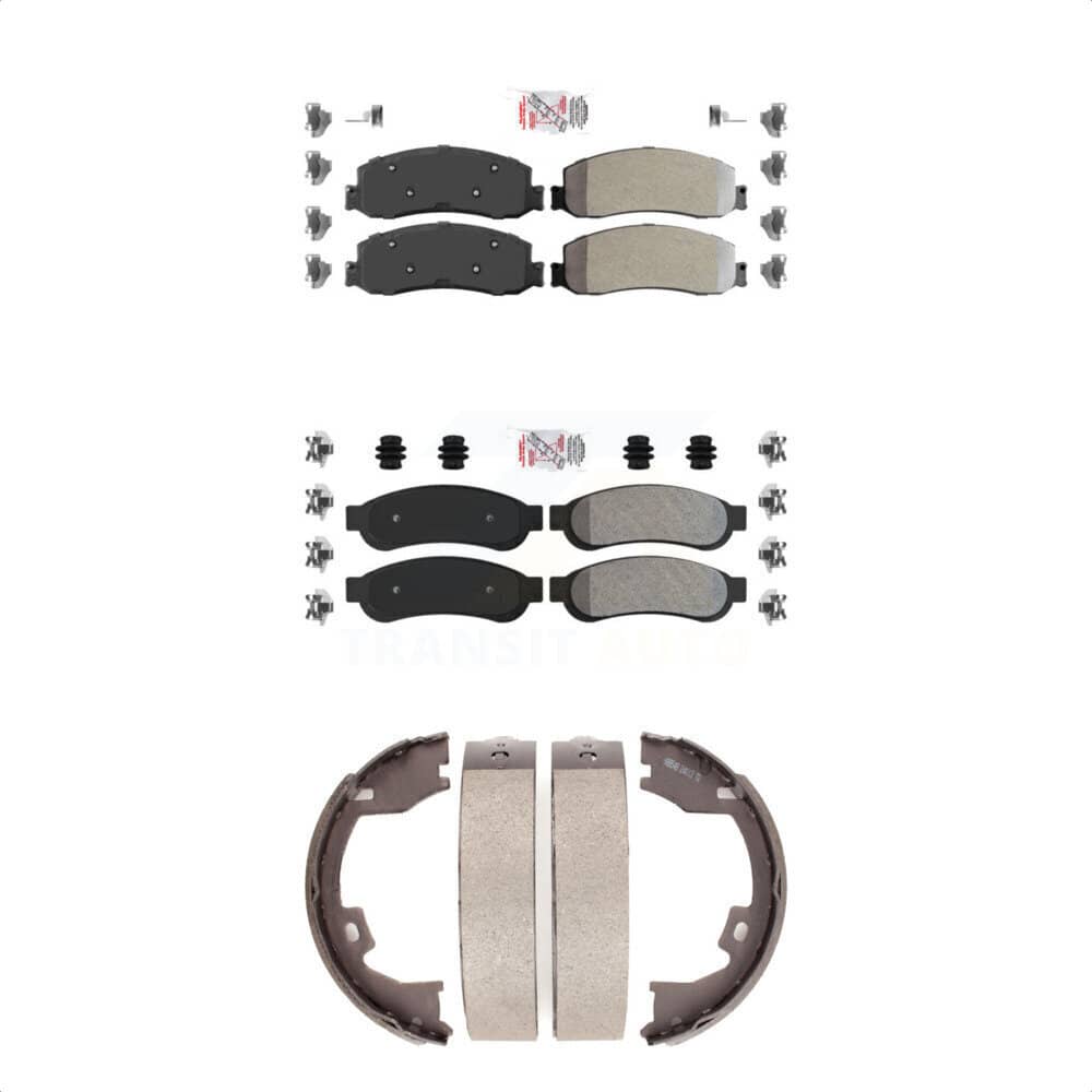 Transit Auto - KNN-100815 - Front and Rear Disc Brake Pad Kits