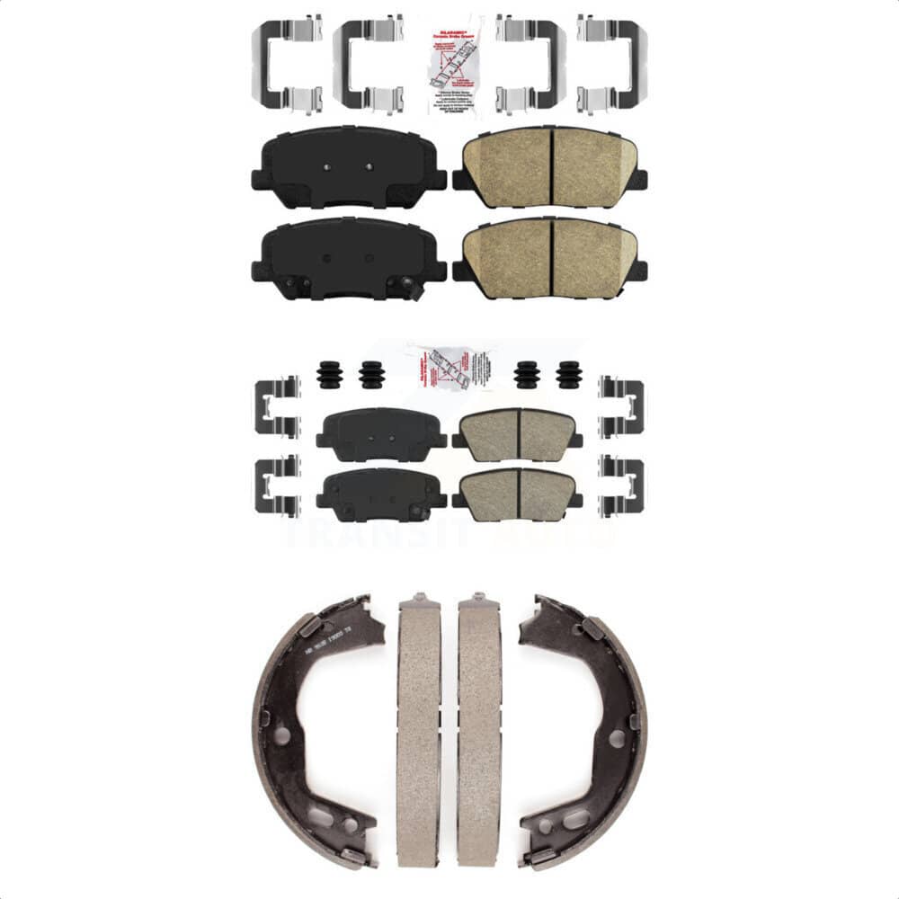 Transit Auto - KNN-100826 - Front and Rear Disc Brake Pad Kits