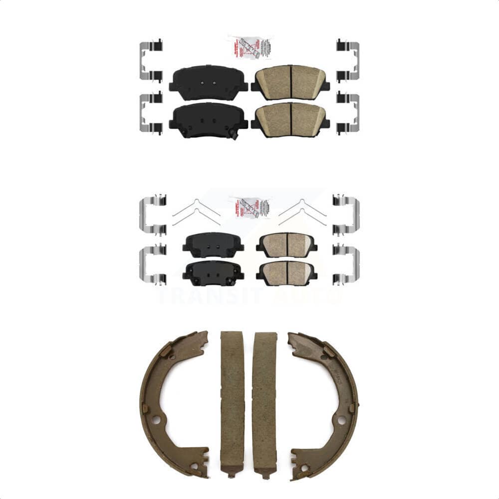 Transit Auto - KNN-100833 - Front and Rear Disc Brake Pad Kits