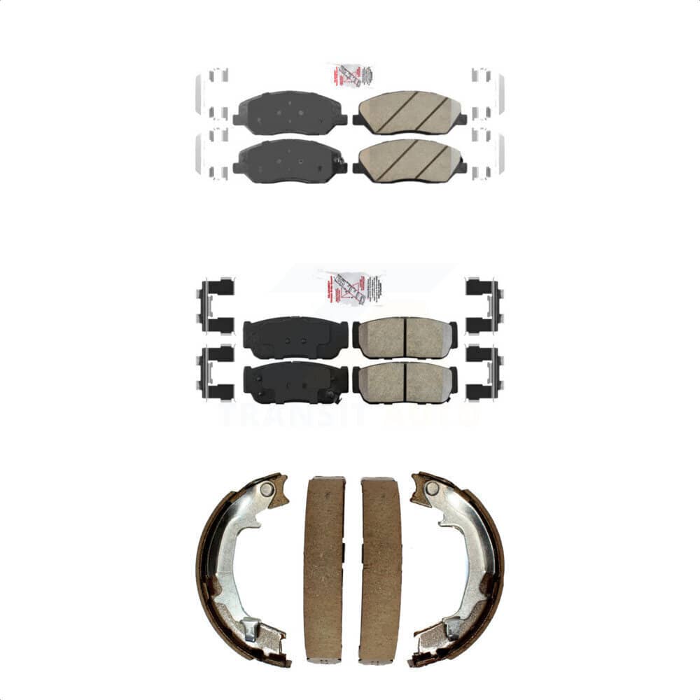 Transit Auto - KNN-100840 - Front and Rear Disc Brake Pad Kits