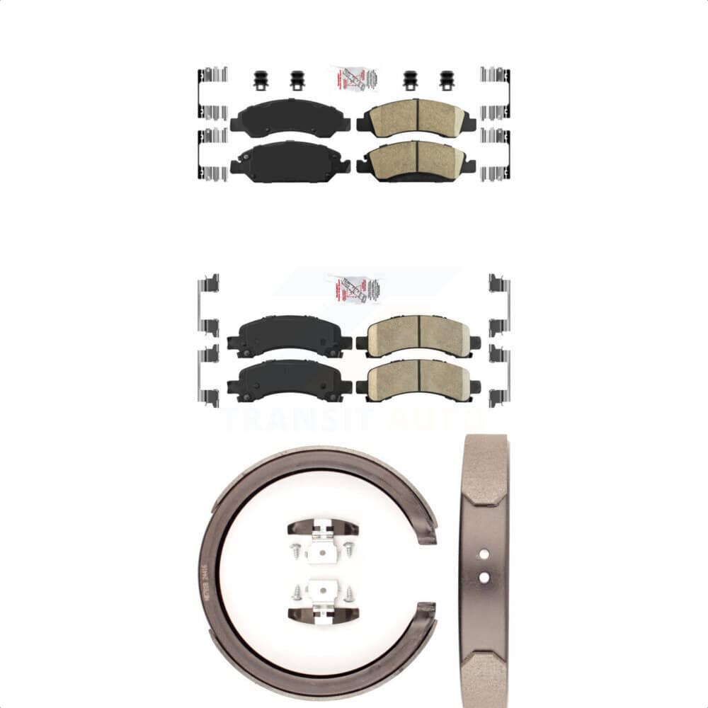 Transit Auto - KNN-100855 - Front and Rear Disc Brake Pad Kits