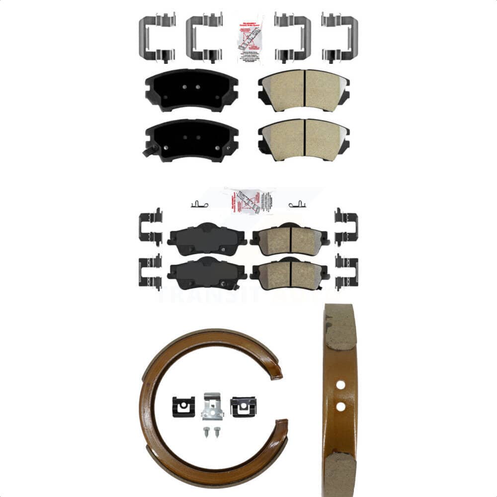Transit Auto - KNN-100869 - Front and Rear Disc Brake Pad Kits
