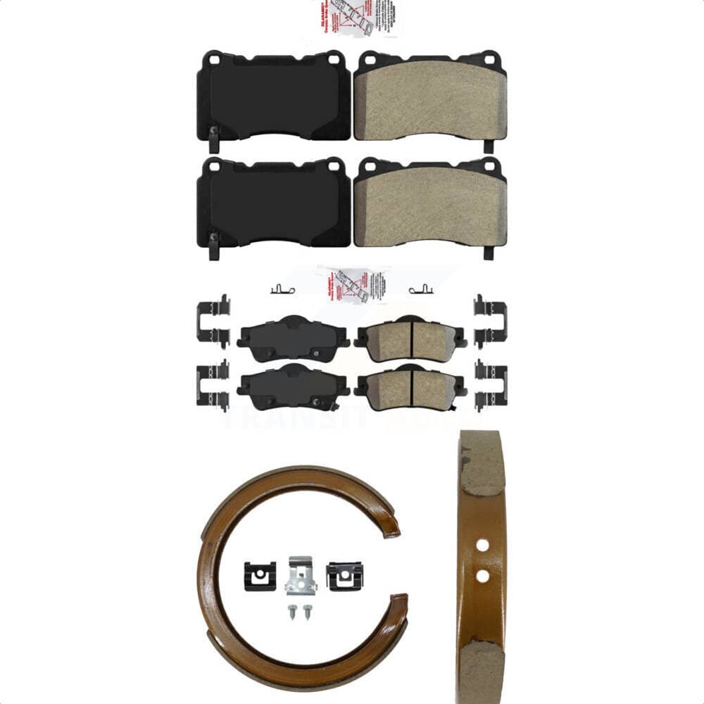 Transit Auto - KNN-100872 - Front and Rear Disc Brake Pad Kits