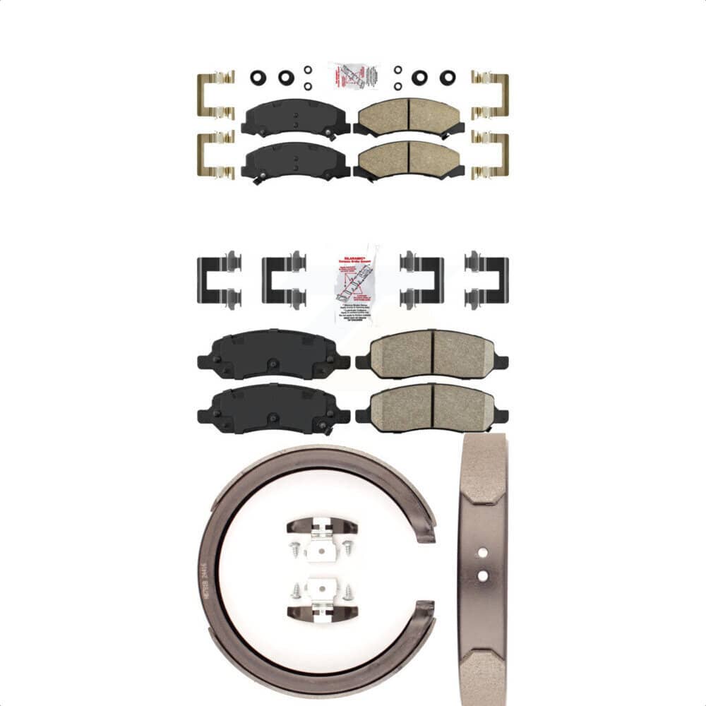 Transit Auto - KNN-100919 - Front and Rear Disc Brake Pad Kits