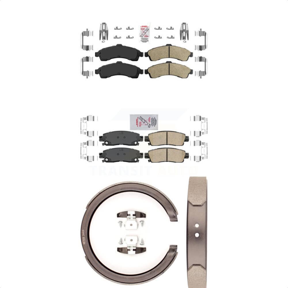 Transit Auto - KNN-100941 - Front and Rear Disc Brake Pad Kits