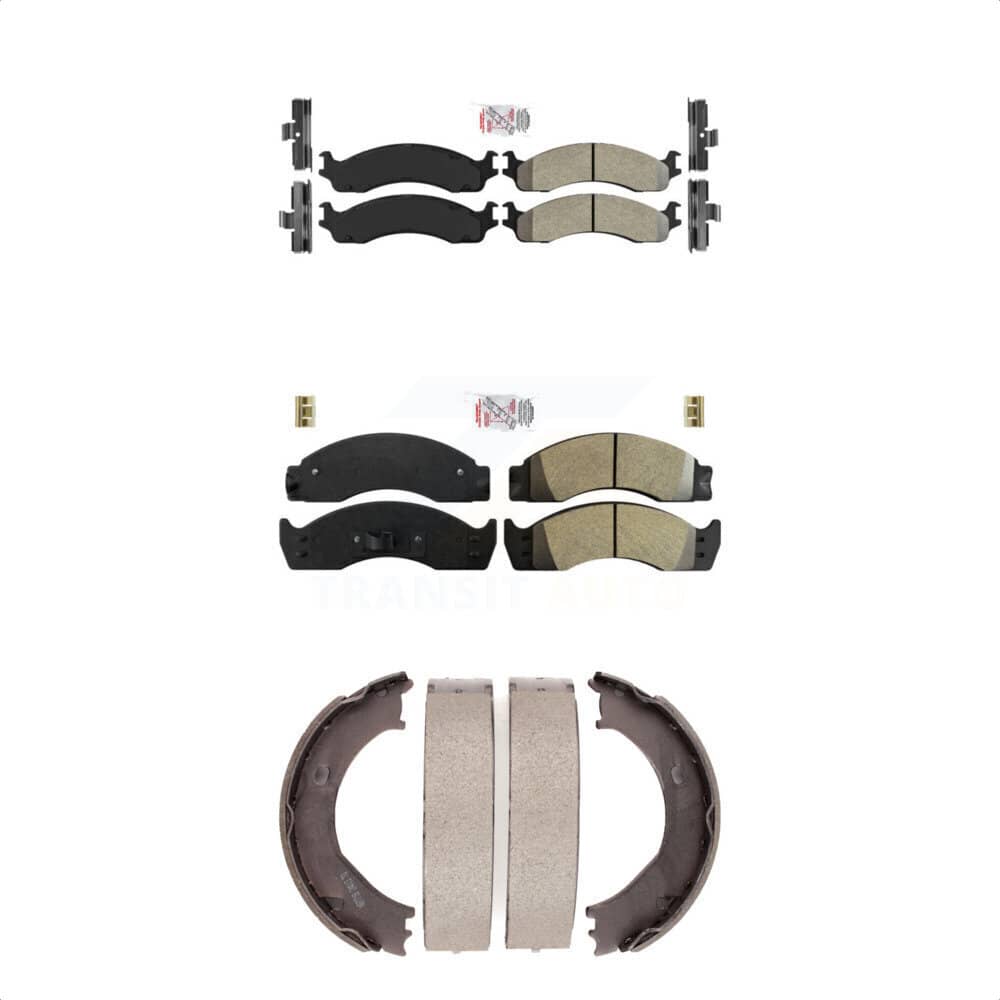 Transit Auto - KNN-100976 - Front and Rear Disc Brake Pad Kits