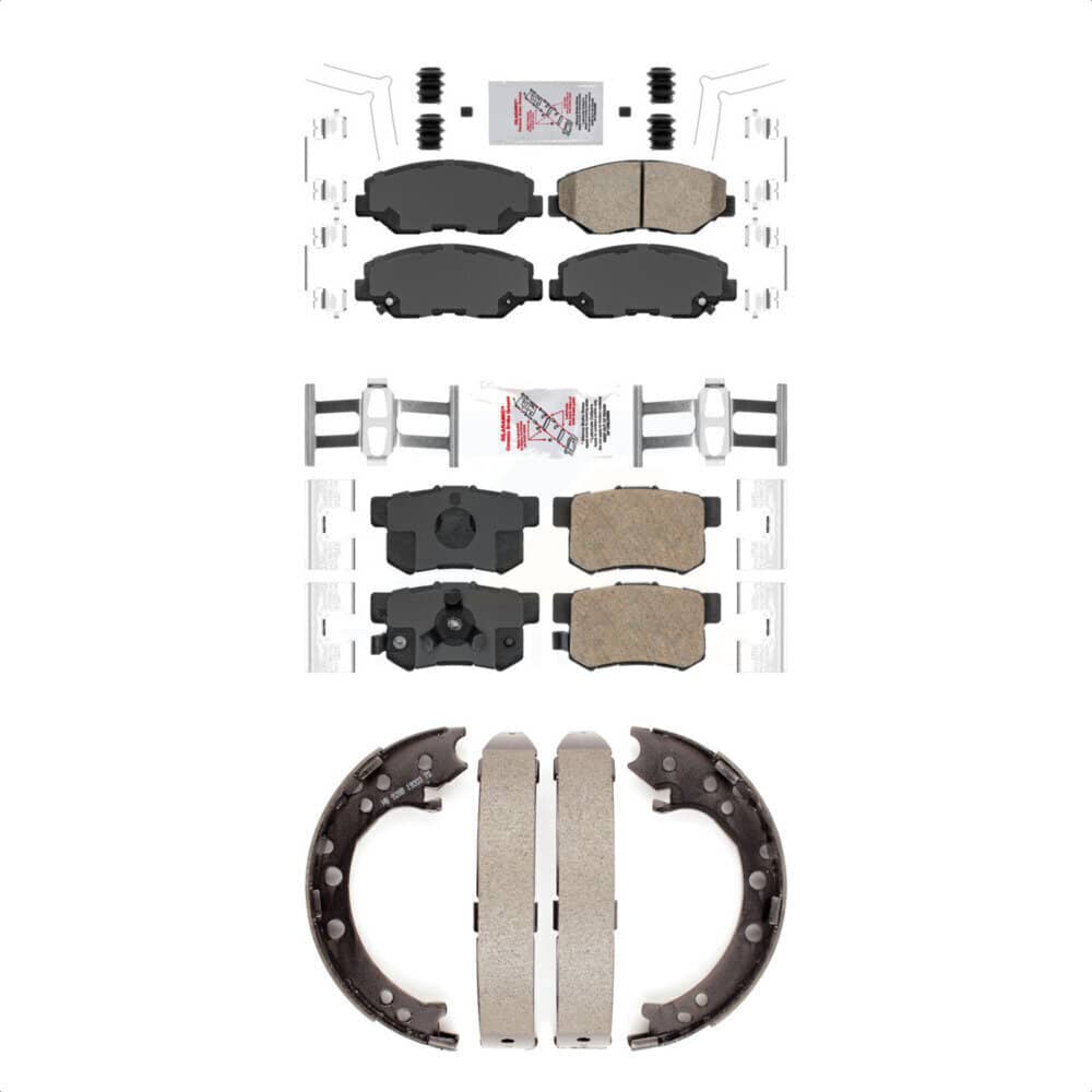 Transit Auto - KNN-100987 - Front and Rear Disc Brake Pad Kits