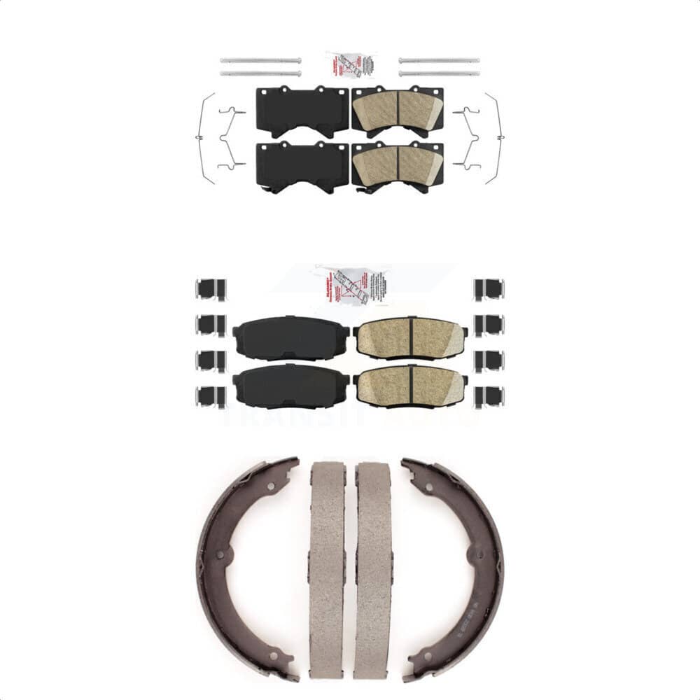 Transit Auto - KNN-101003 - Front and Rear Disc Brake Pad Kits