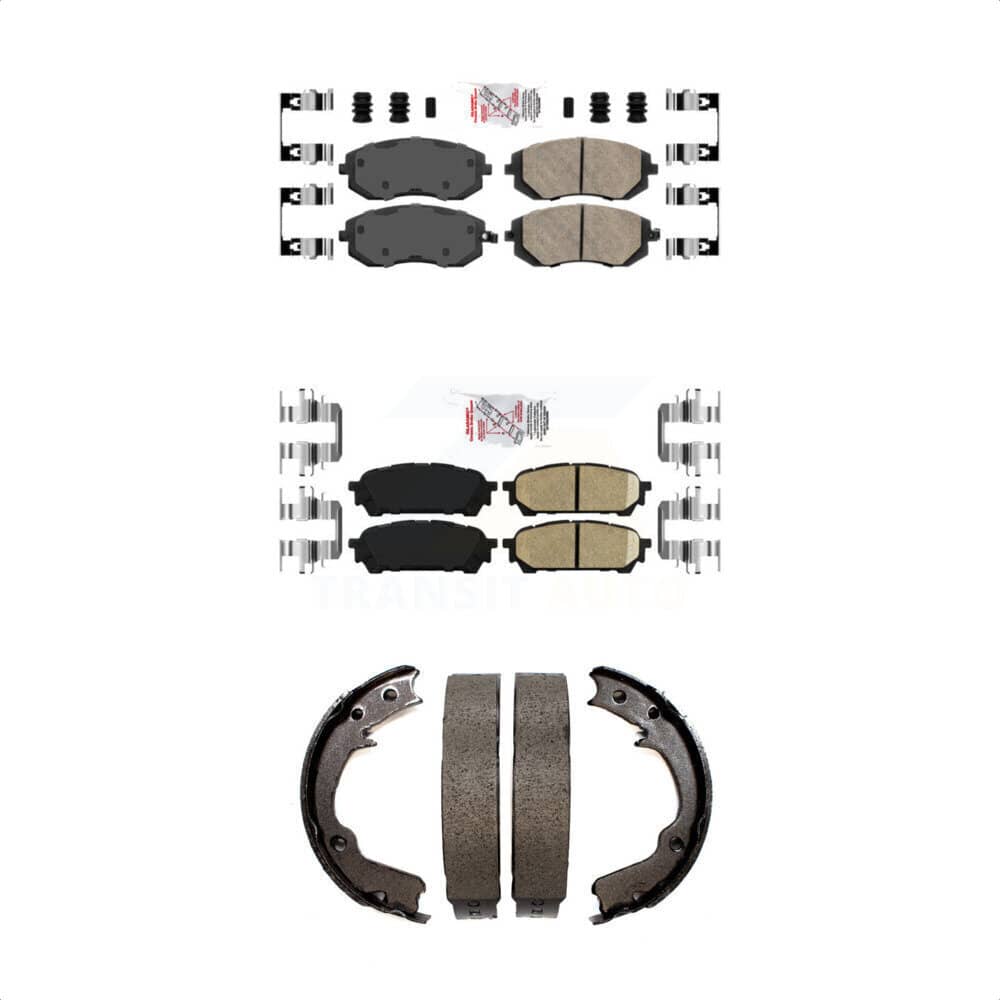 Transit Auto - KNN-101006 - Front and Rear Disc Brake Pad Kits