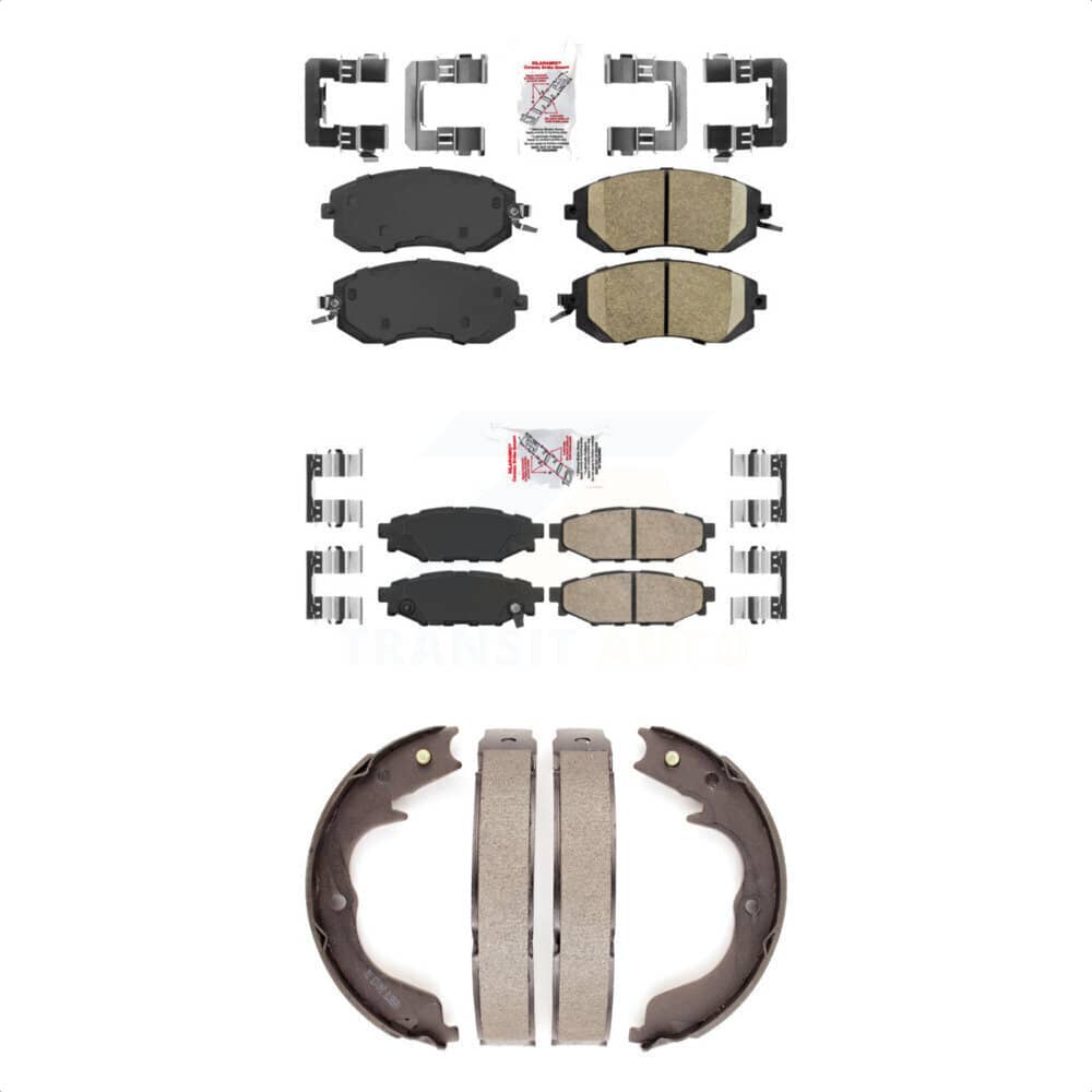 Transit Auto - KNN-101015 - Front and Rear Disc Brake Pad Kits