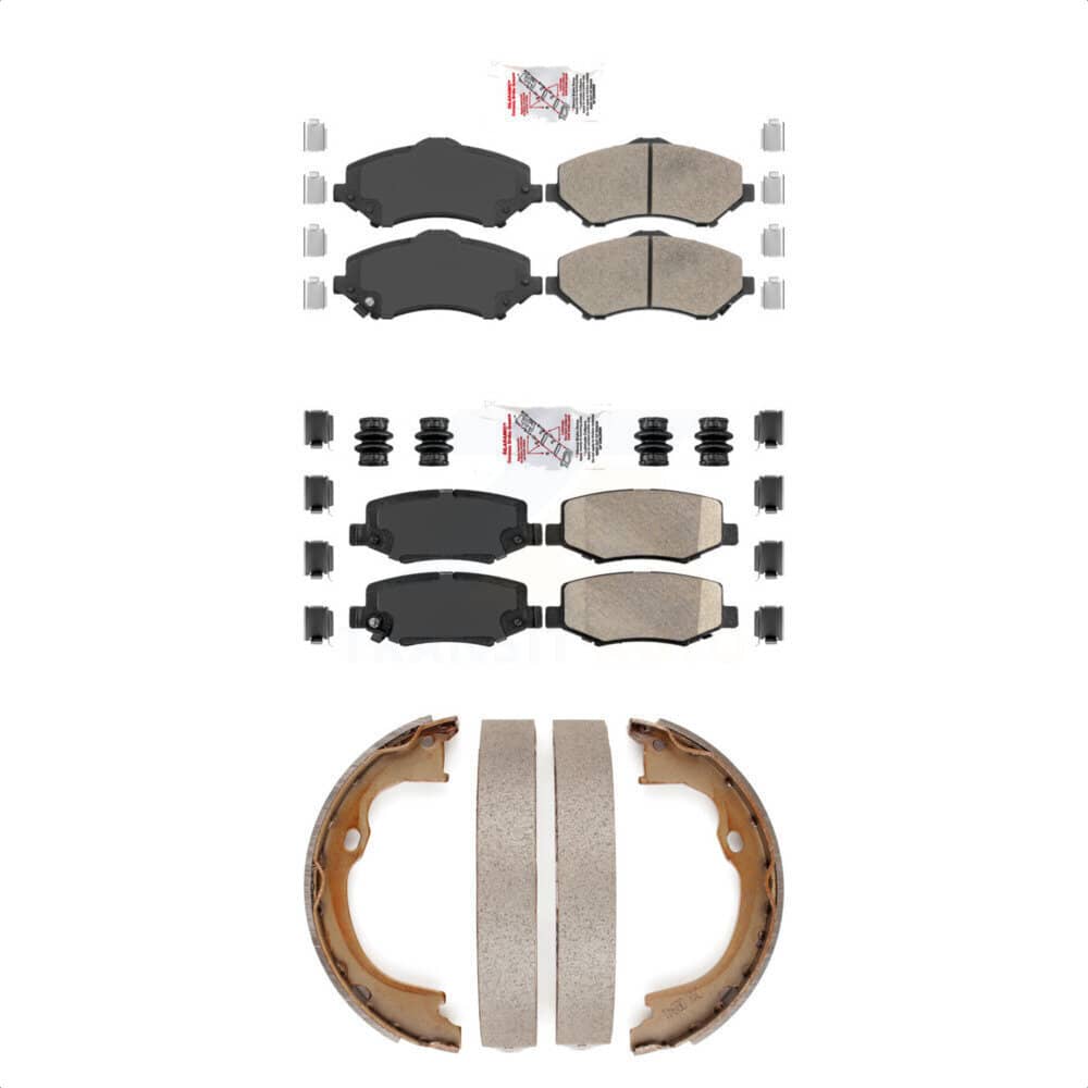 Transit Auto - KNN-101021 - Front and Rear Disc Brake Pad Kits