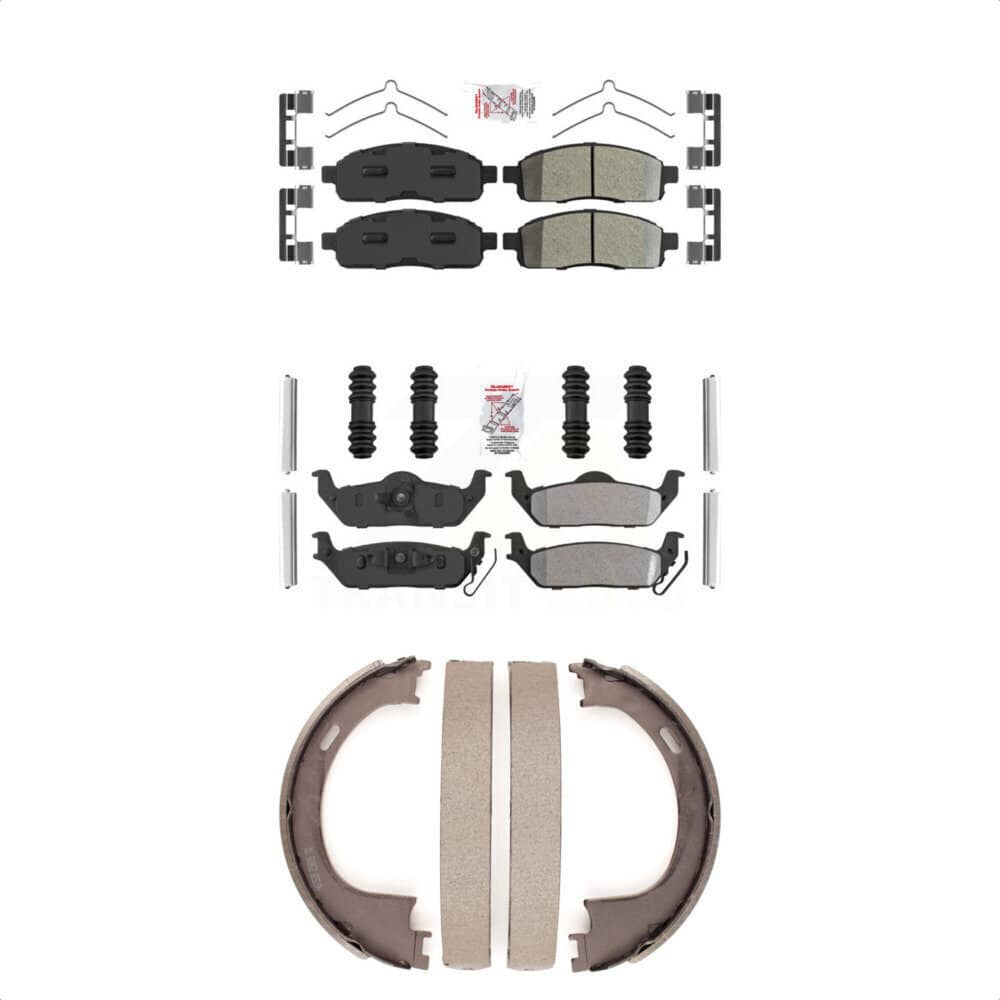 Transit Auto - KNN-101033 - Front and Rear Disc Brake Pad Kits