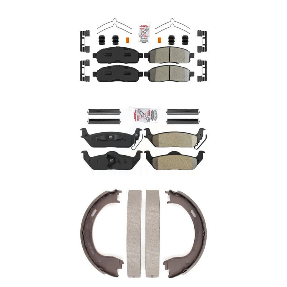 Transit Auto - KNN-101034 - Front and Rear Disc Brake Pad Kits
