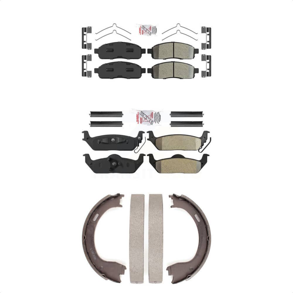 Transit Auto - KNN-101035 - Front and Rear Disc Brake Pad Kits