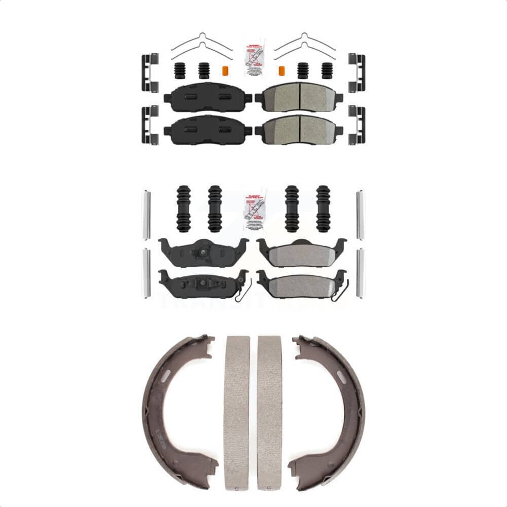 Transit Auto - KNN-101036 - Front and Rear Disc Brake Pad Kits