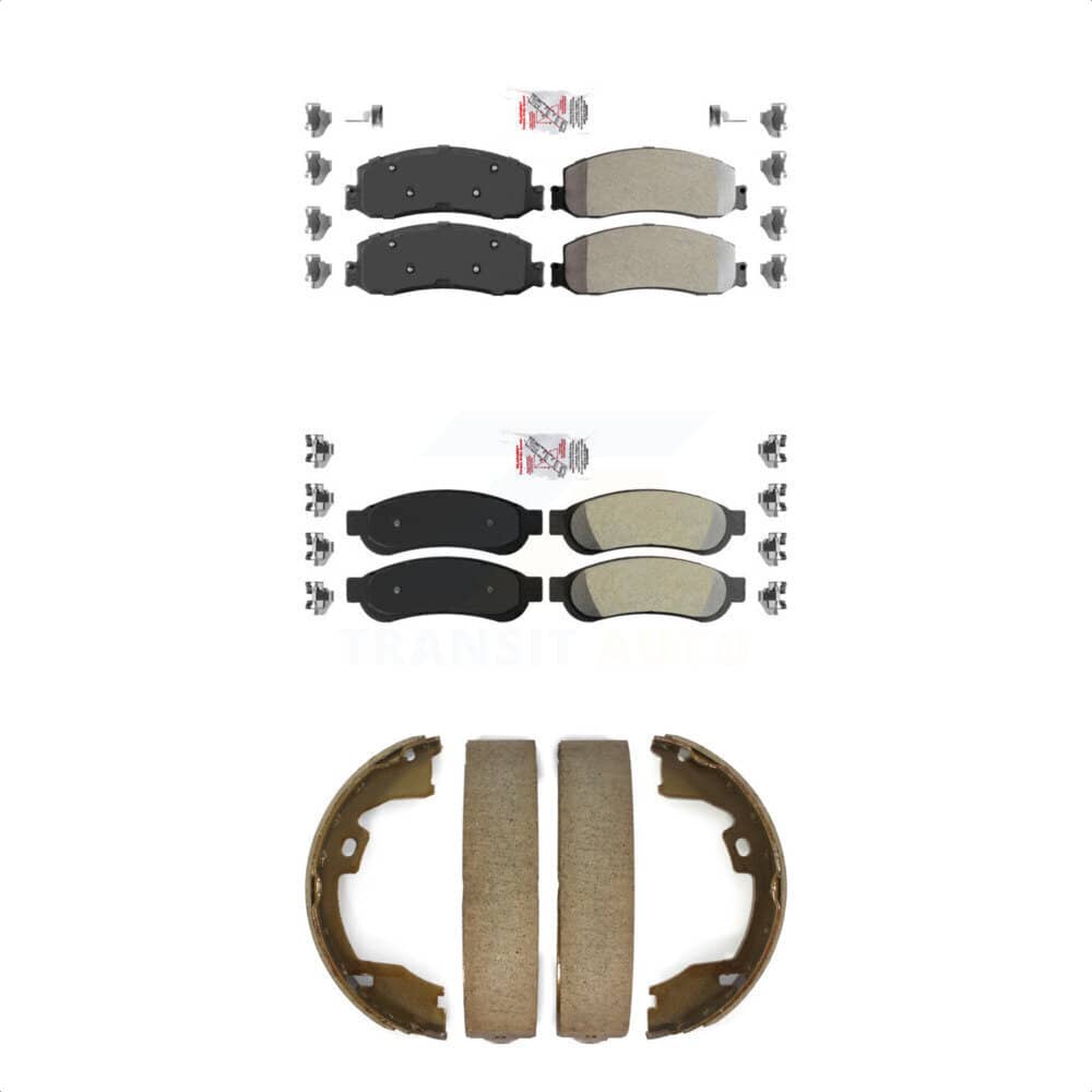 Transit Auto - KNN-101042 - Front and Rear Disc Brake Pad Kits