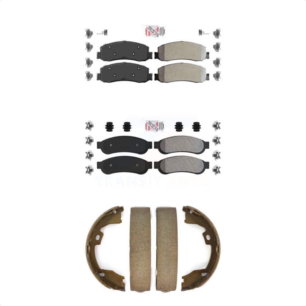Transit Auto - KNN-101046 - Front and Rear Disc Brake Pad Kits