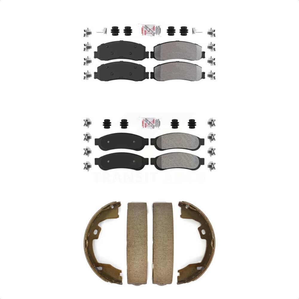 Transit Auto - KNN-101049 - Front and Rear Disc Brake Pad Kits
