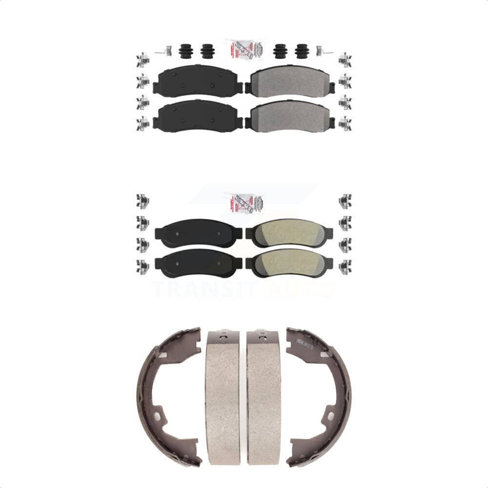 Transit Auto - KNN-101051 - Front and Rear Disc Brake Pad Kits