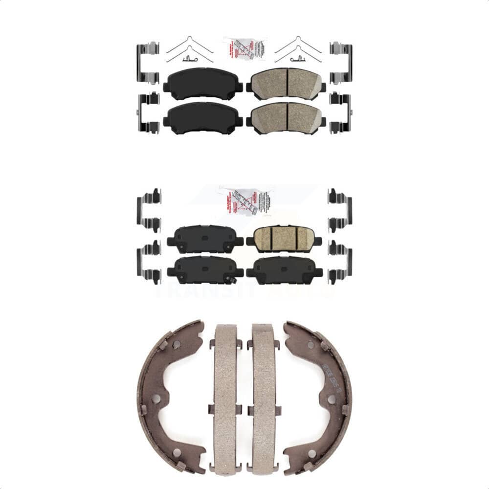 Transit Auto - KNN-101071 - Front and Rear Disc Brake Pad Kits
