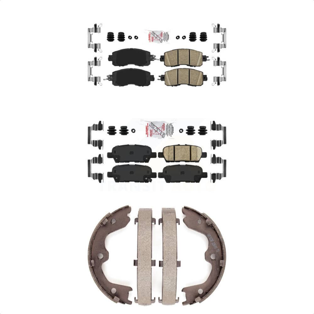 Transit Auto - KNN-101076 - Front and Rear Disc Brake Pad Kits