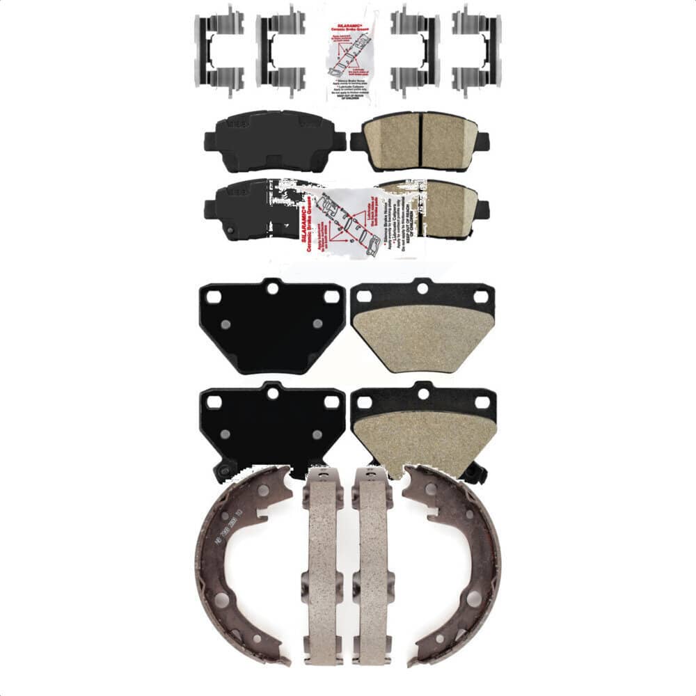 Transit Auto - KNN-101090 - Front and Rear Disc Brake Pad Kits