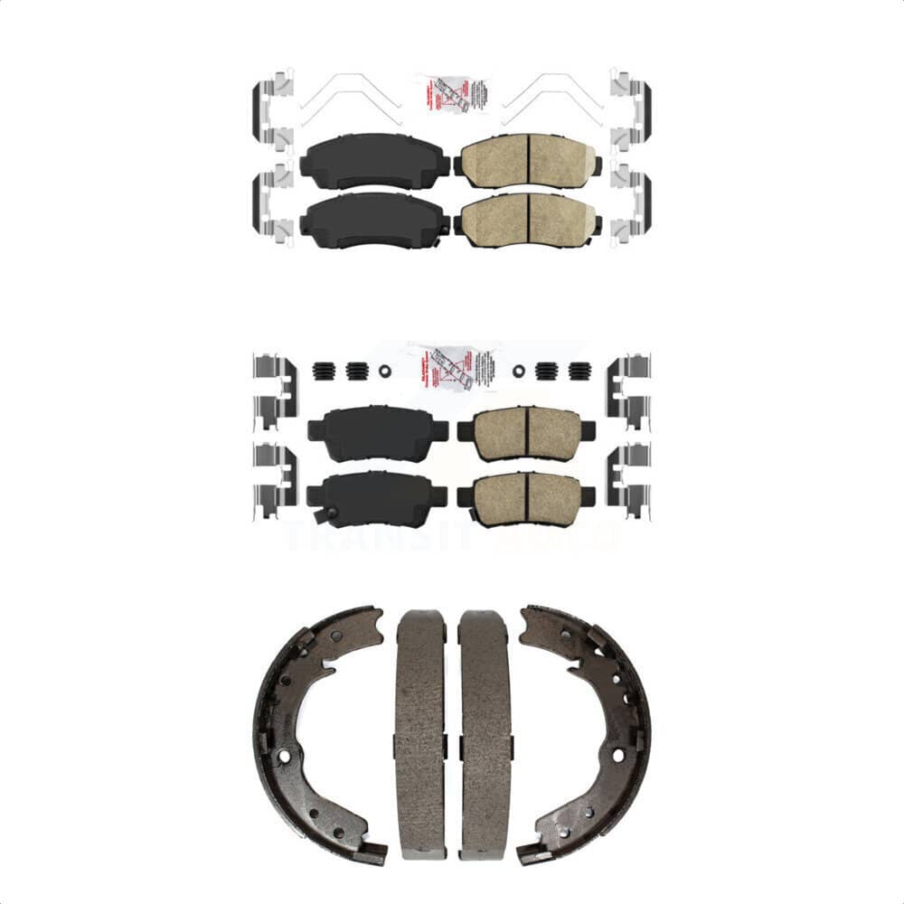 Transit Auto - KNN-101093 - Front and Rear Disc Brake Pad Kits