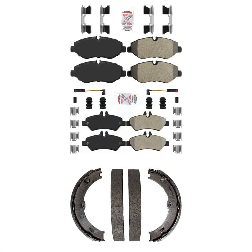 Transit Auto - KNN-101098 - Front and Rear Disc Brake Pad Kits