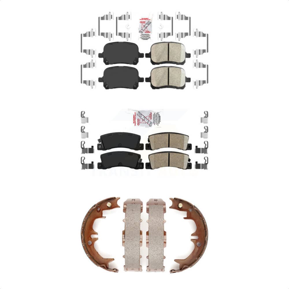 Transit Auto - KNN-101102 - Front and Rear Disc Brake Pad Kits