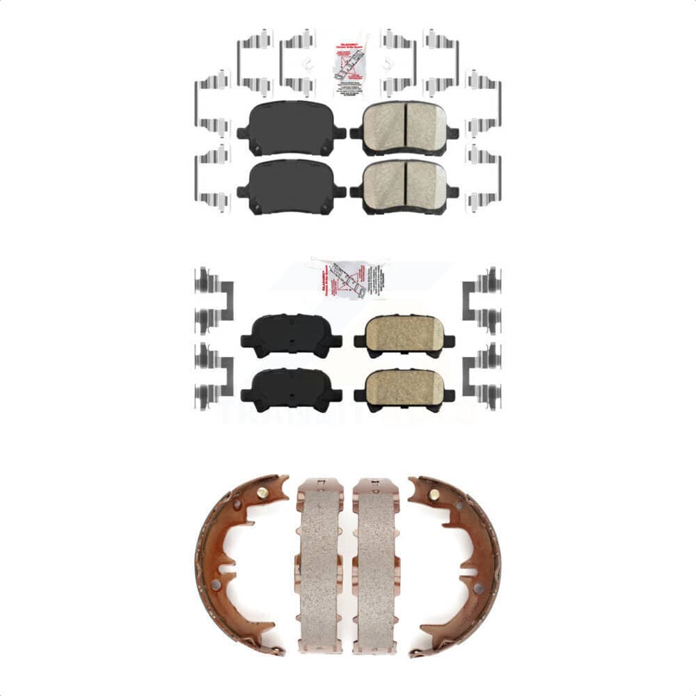 Transit Auto - KNN-101103 - Front and Rear Disc Brake Pad Kits