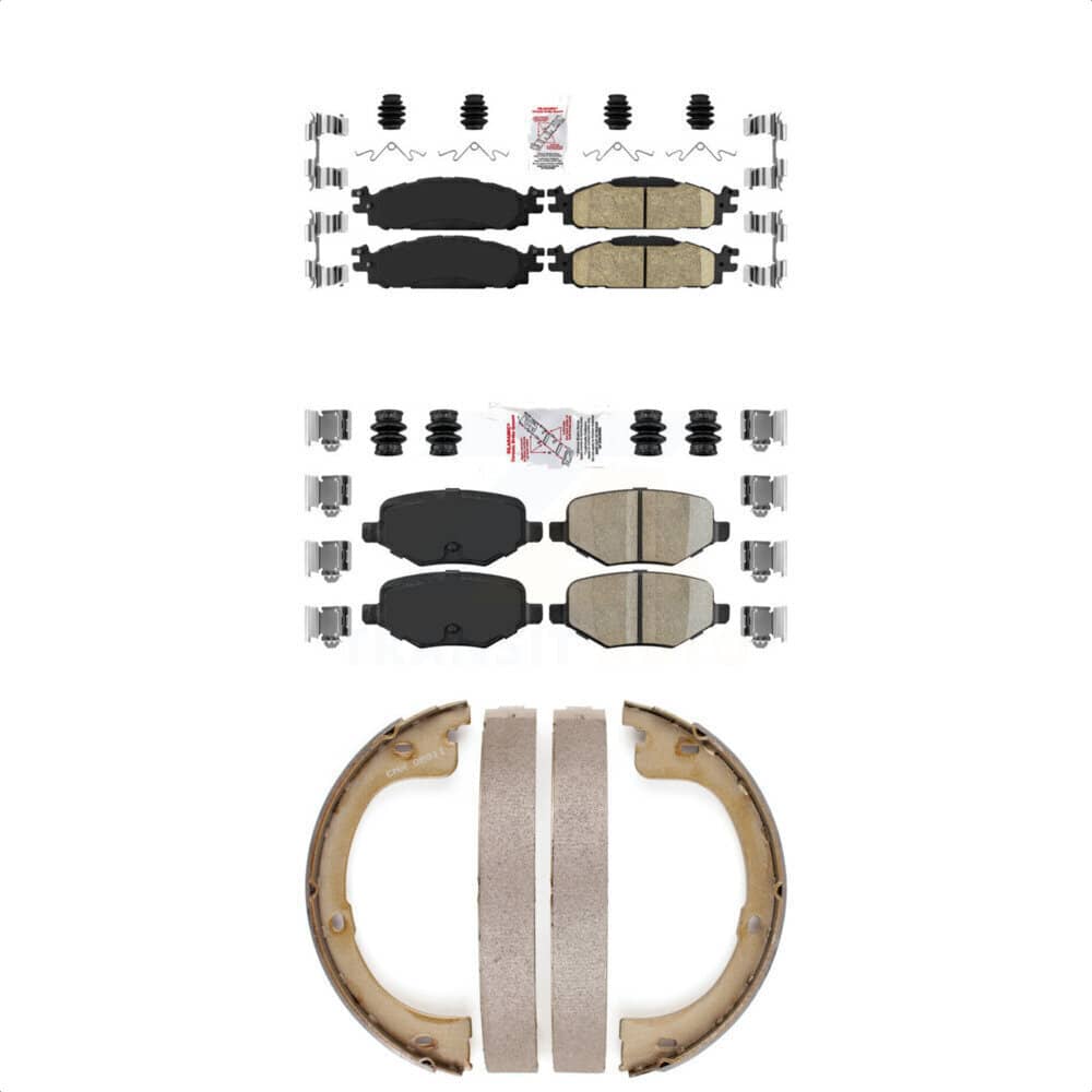 Transit Auto - KNN-101106 - Front and Rear Disc Brake Pad Kits