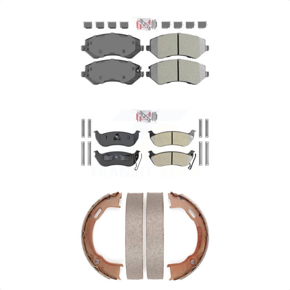 Transit Auto - KNN-101110 - Front and Rear Disc Brake Pad Kits