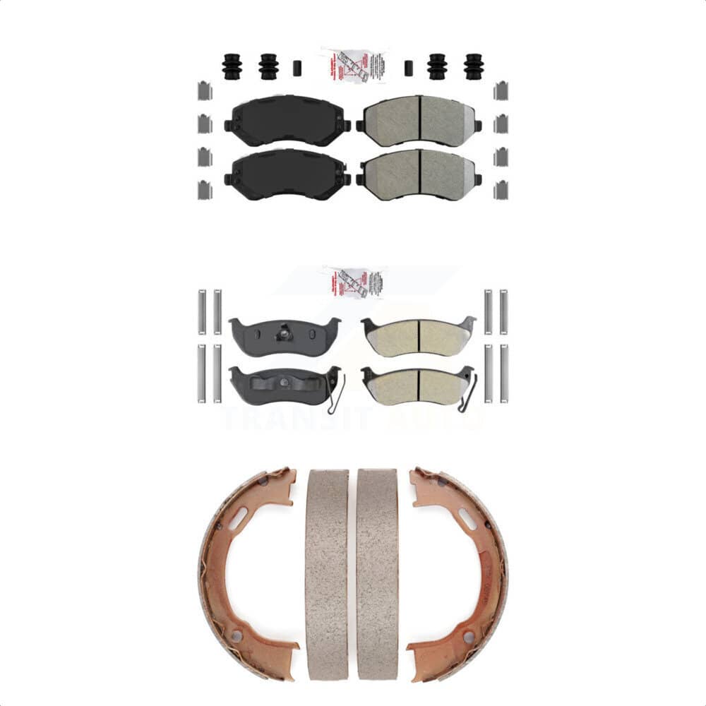 Transit Auto - KNN-101111 - Front and Rear Disc Brake Pad Kits