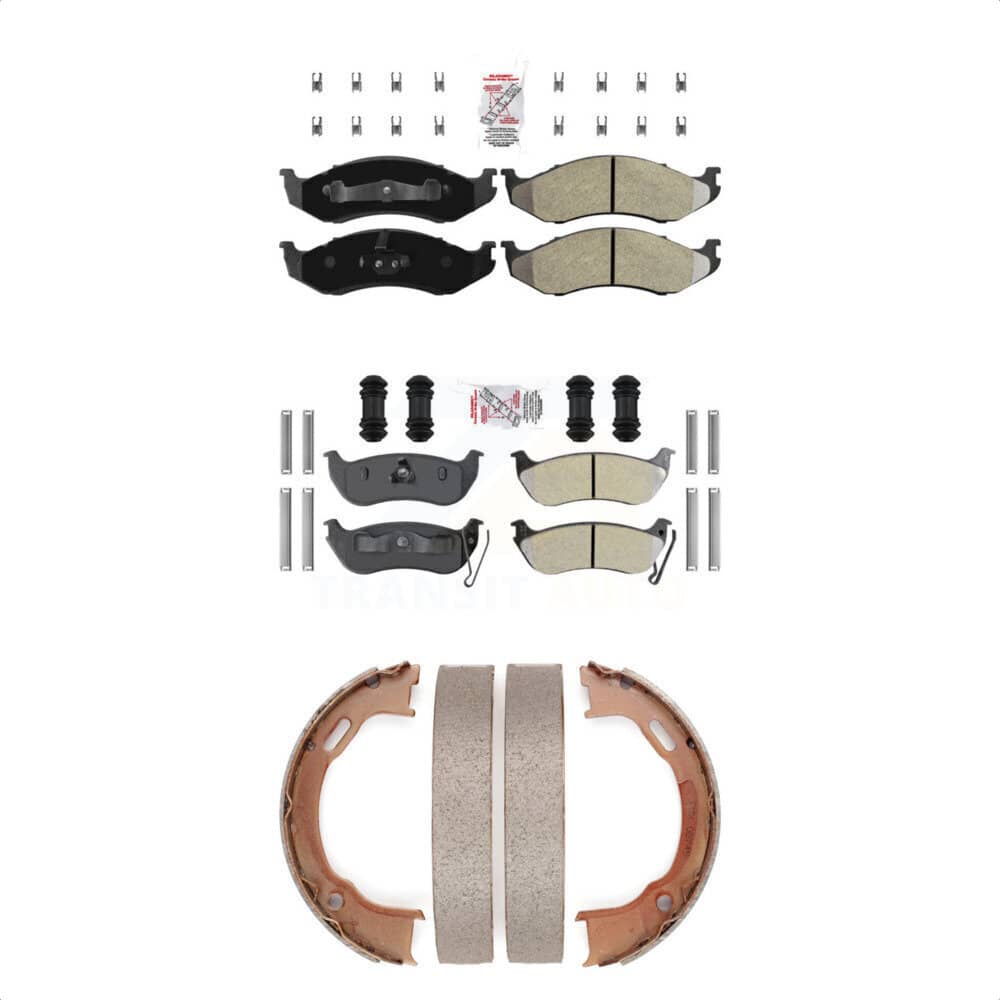Transit Auto - KNN-101112 - Front and Rear Disc Brake Pad Kits