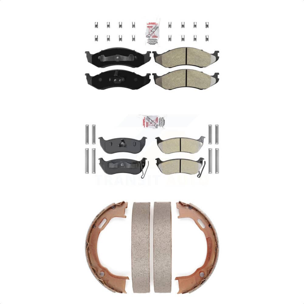 Transit Auto - KNN-101113 - Front and Rear Disc Brake Pad Kits