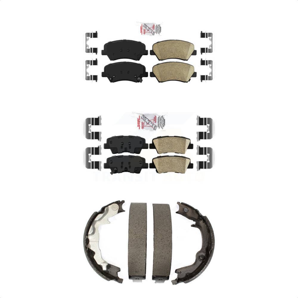 Transit Auto - KNN-101122 - Front and Rear Disc Brake Pad Kits