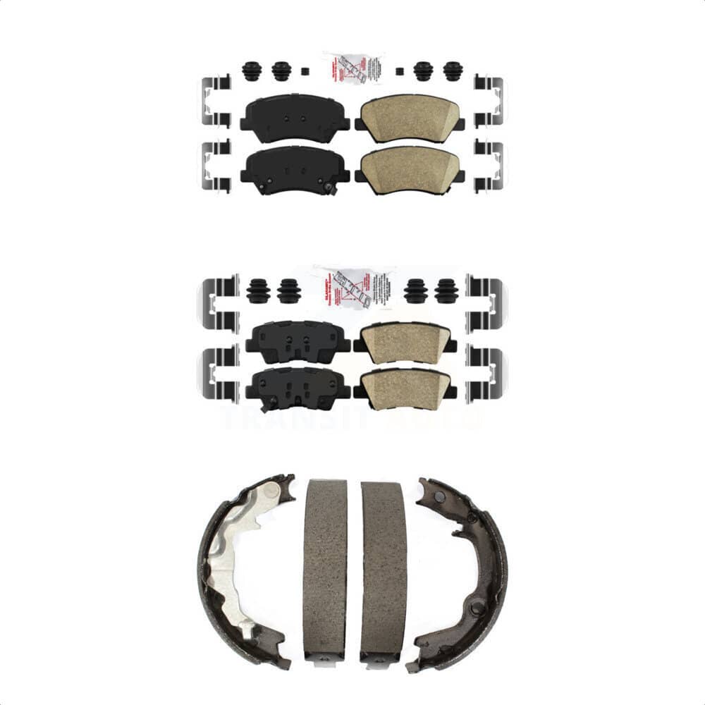 Transit Auto - KNN-101124 - Front and Rear Disc Brake Pad Kits