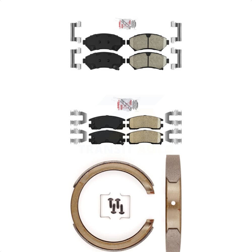 Transit Auto - KNN-101128 - Front and Rear Disc Brake Pad Kits
