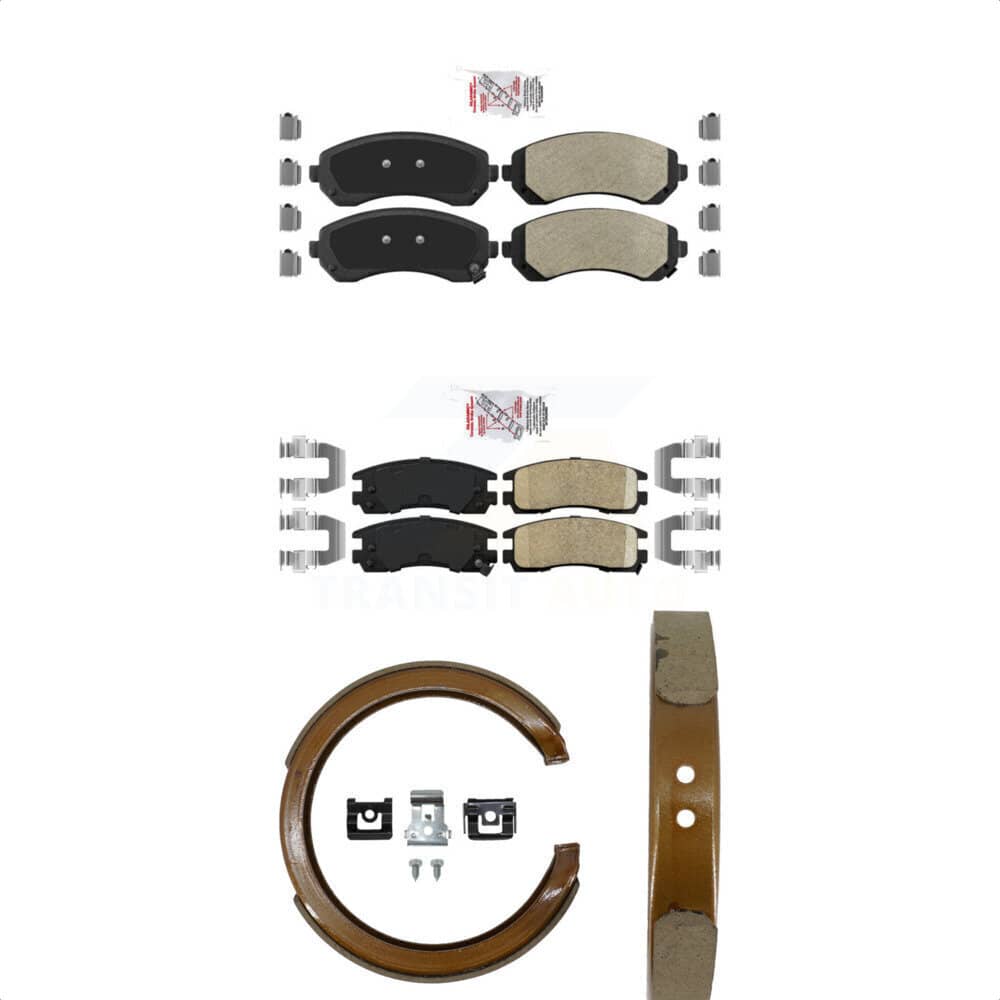 Transit Auto - KNN-101129 - Front and Rear Disc Brake Pad Kits